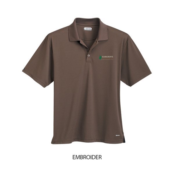 Moreno Men's Double Pique Performance Polo