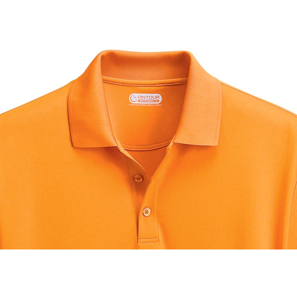 Moreno Men's Double Pique Performance Polo