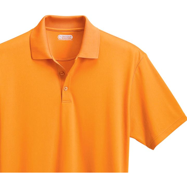 Moreno Men's Double Pique Performance Polo