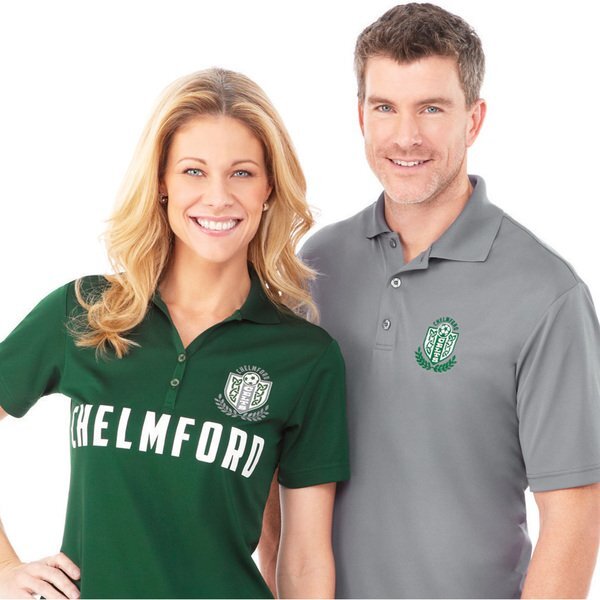 Moreno Men's Double Pique Performance Polo