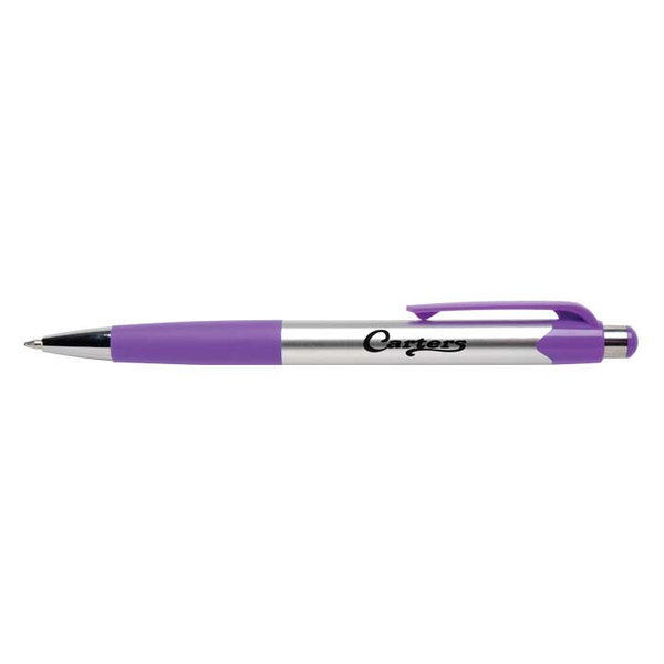 Mardi Gras Chrome Retractable Ballpoint Pen