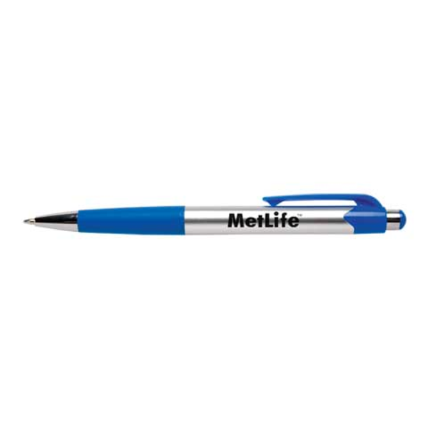 Mardi Gras Chrome Retractable Ballpoint Pen