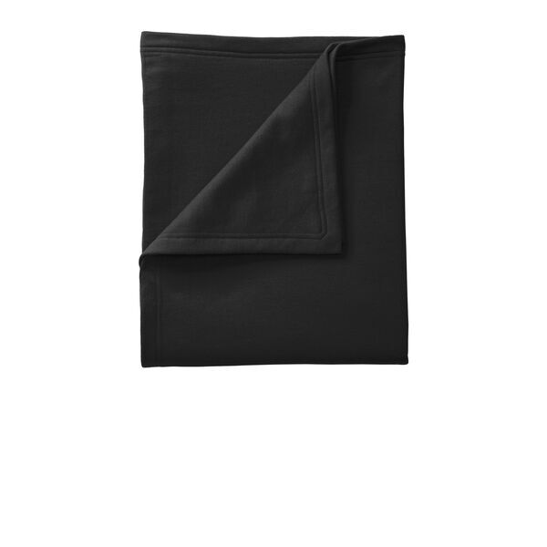 Port & Company® Cotton Poly Sweatshirt Blanket. 50" x 60"