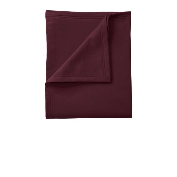Port & Company® Cotton Poly Sweatshirt Blanket. 50" x 60"