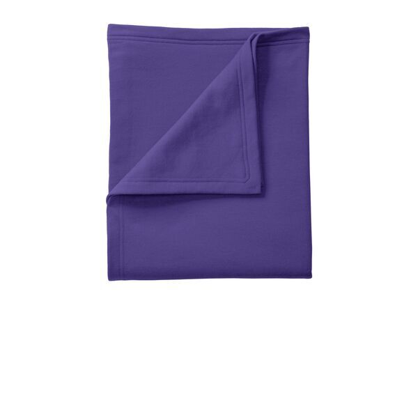 Port & Company® Cotton Poly Sweatshirt Blanket. 50" x 60"