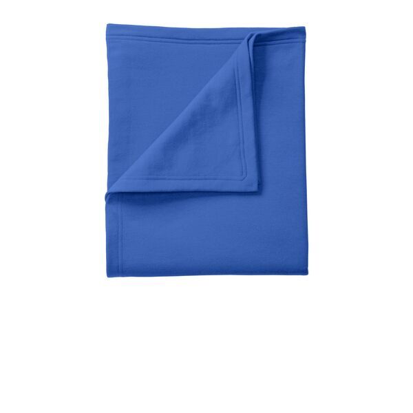 Port & Company® Cotton Poly Sweatshirt Blanket. 50" x 60"