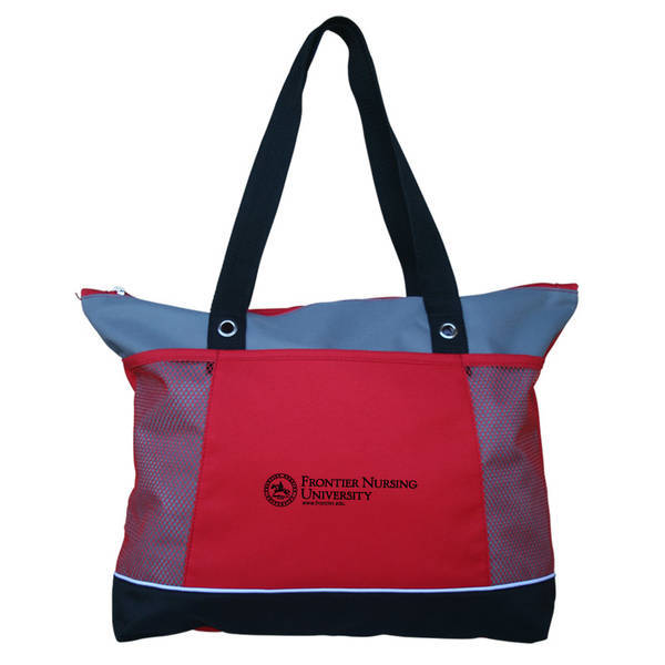 Dossier Zippered 600D Polyester Tote Bag