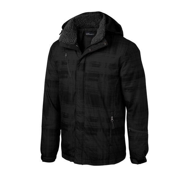 Port Authority® Brushstroke Print Insulated Men's Jacket