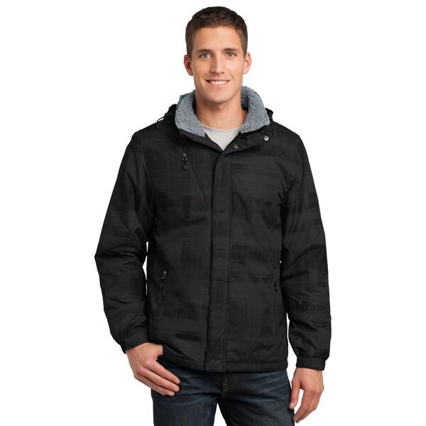 Port Authority® Brushstroke Print Insulated Men's Jacket