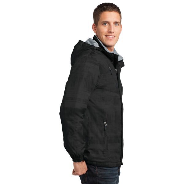 Port Authority® Brushstroke Print Insulated Men's Jacket