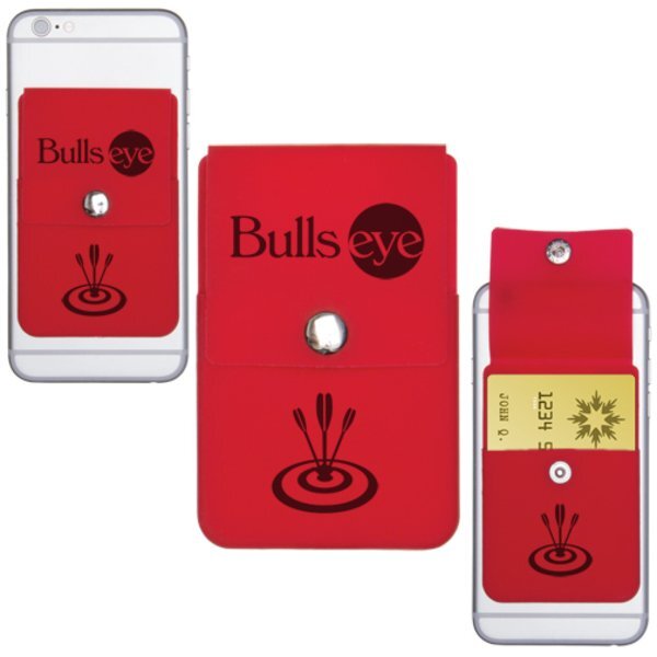 Snap Cell Phone Card Holder w/ packaging