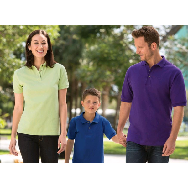 Port Authority® Cotton Pique Knit Men's Polo