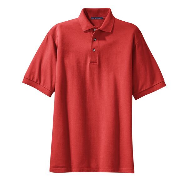Port Authority® Cotton Pique Knit Men's Polo