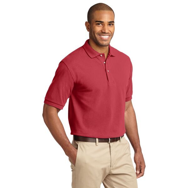Port Authority® Cotton Pique Knit Men's Polo