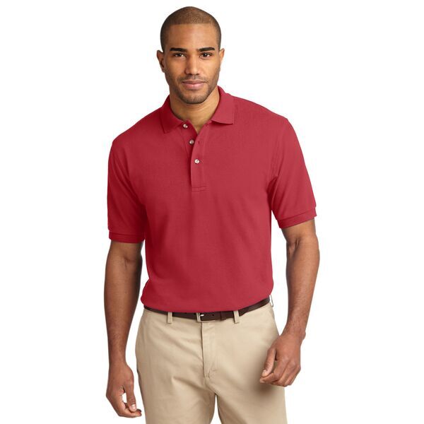 Port Authority® Cotton Pique Knit Men's Polo