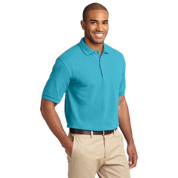 Port Authority® Cotton Pique Knit Men's Polo