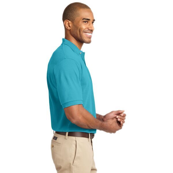 Port Authority® Cotton Pique Knit Men's Polo