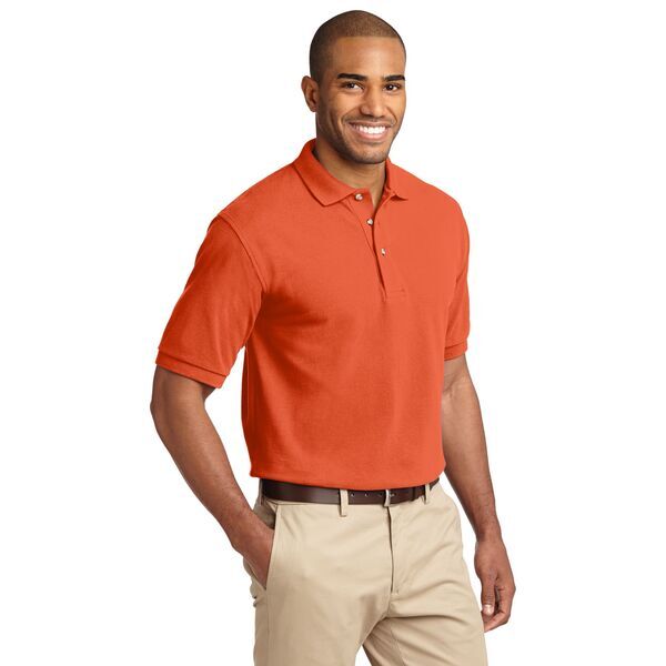 Port Authority® Cotton Pique Knit Men's Polo
