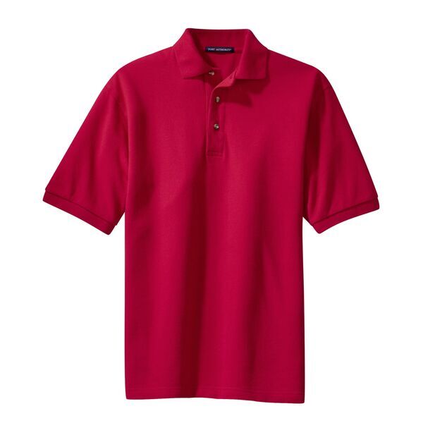Port Authority® Cotton Pique Knit Men's Polo