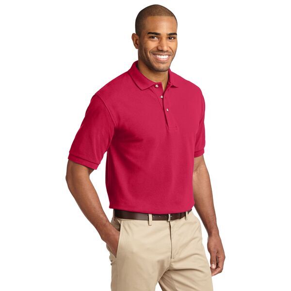 Port Authority® Cotton Pique Knit Men's Polo