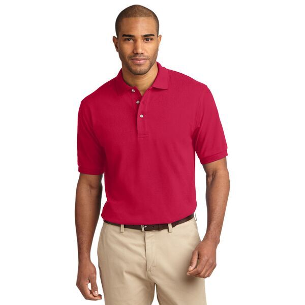 Port Authority® Cotton Pique Knit Men's Polo