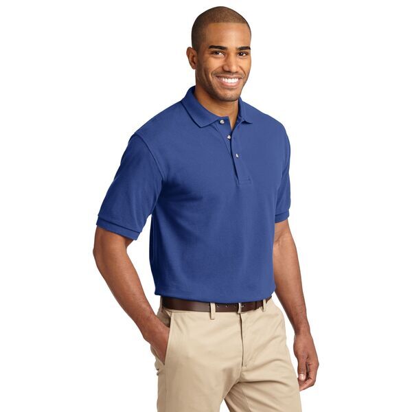 Port Authority® Cotton Pique Knit Men's Polo