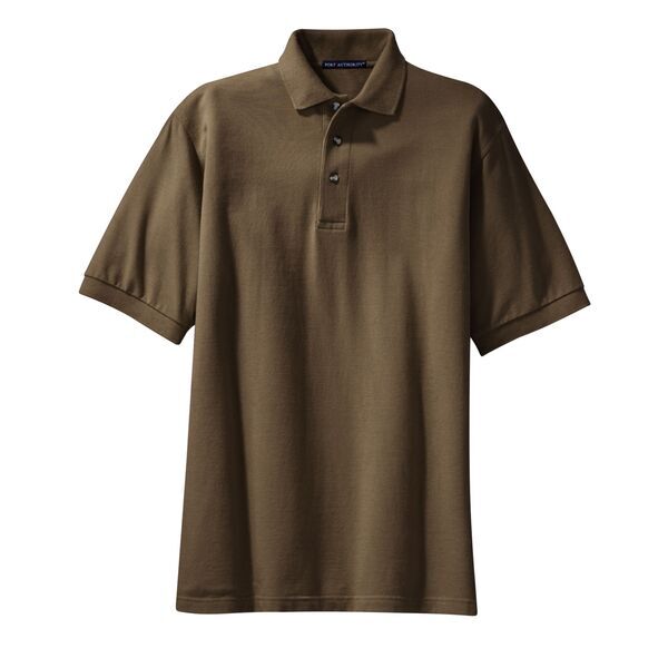 Port Authority® Cotton Pique Knit Men's Polo