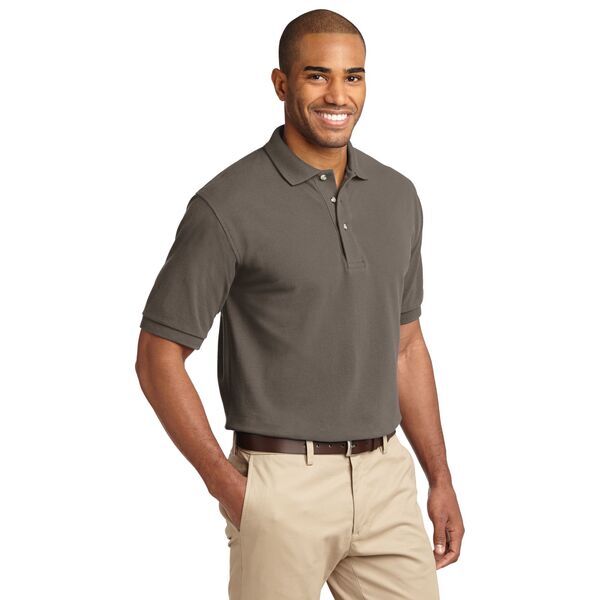 Port Authority® Cotton Pique Knit Men's Polo