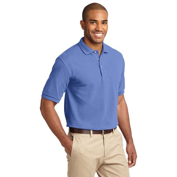 Port Authority® Cotton Pique Knit Men's Polo