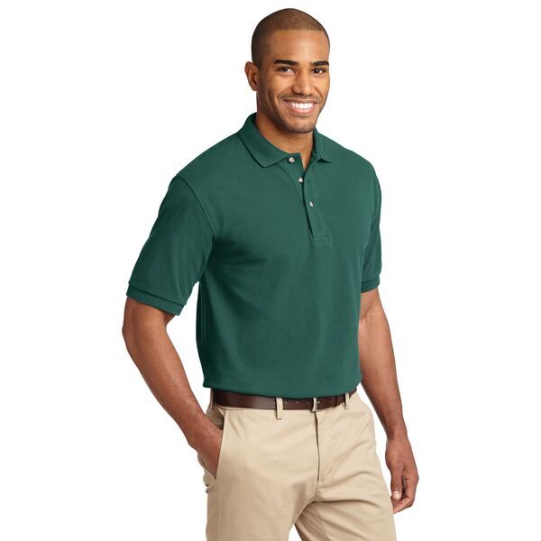 Port Authority® Cotton Pique Knit Men's Polo