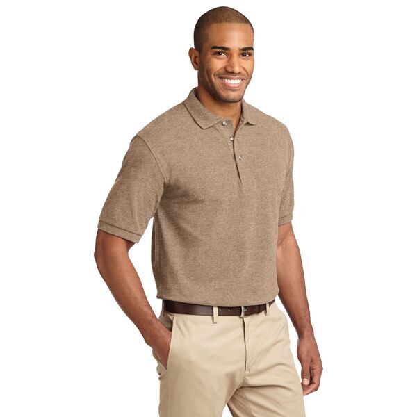 Port Authority® Cotton Pique Knit Men's Polo