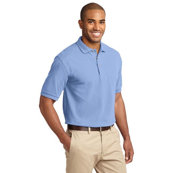 Port Authority® Cotton Pique Knit Men's Polo