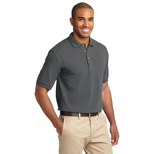 Port Authority® Cotton Pique Knit Men's Polo