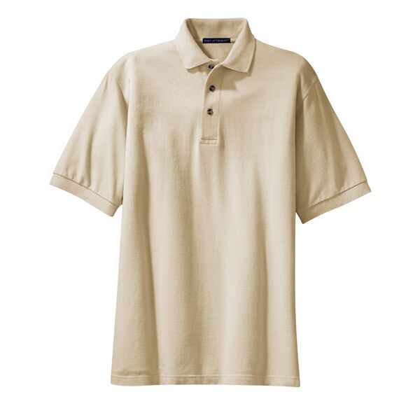 Port Authority® Cotton Pique Knit Men's Polo