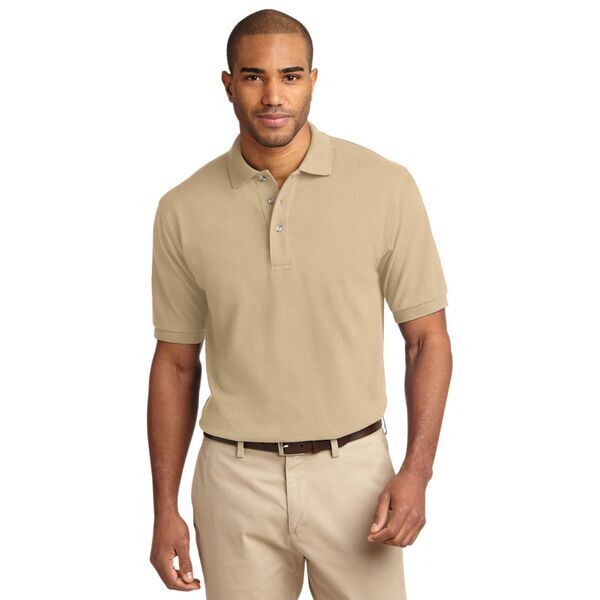 Port Authority® Cotton Pique Knit Men's Polo