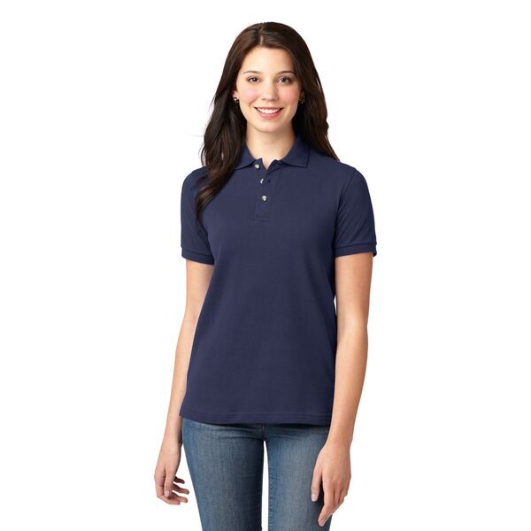 Port Authority® Cotton Pique Knit Ladies' Polo