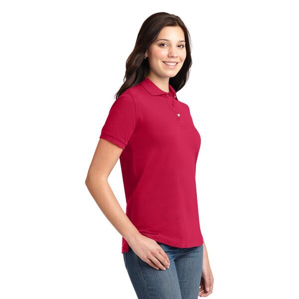 Port Authority® Cotton Pique Knit Ladies' Polo