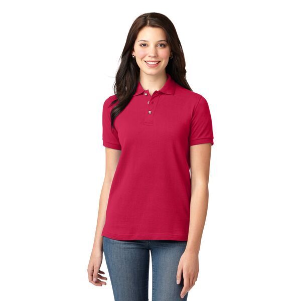 Port Authority® Cotton Pique Knit Ladies' Polo