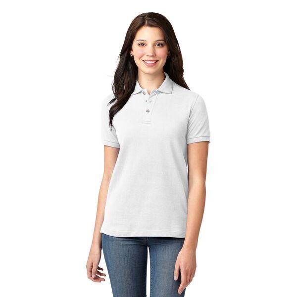 Port Authority® Cotton Pique Knit Ladies' Polo