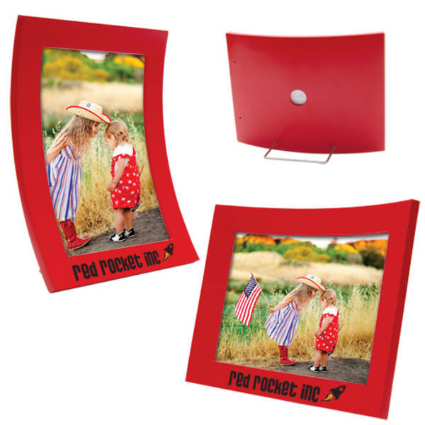 Curved Wood Color Pop Frame, 4 x 6