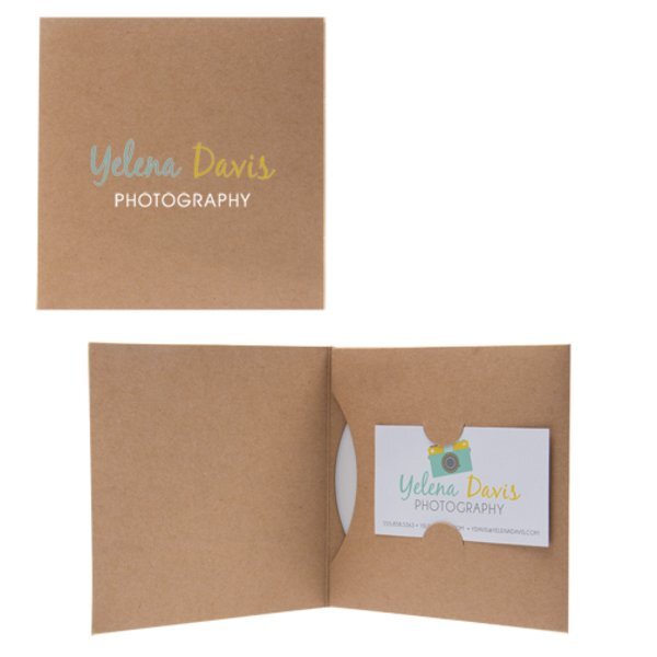 Paper CD/DVD Business Card Folio