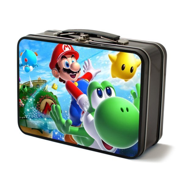 Thin Retro Metal Lunch Box