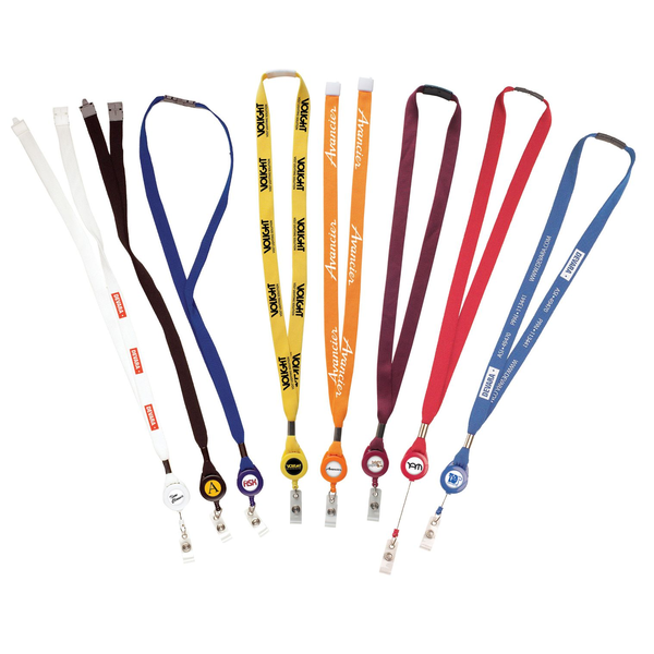 Lanyard Retractable Badgeholder, 5/8"