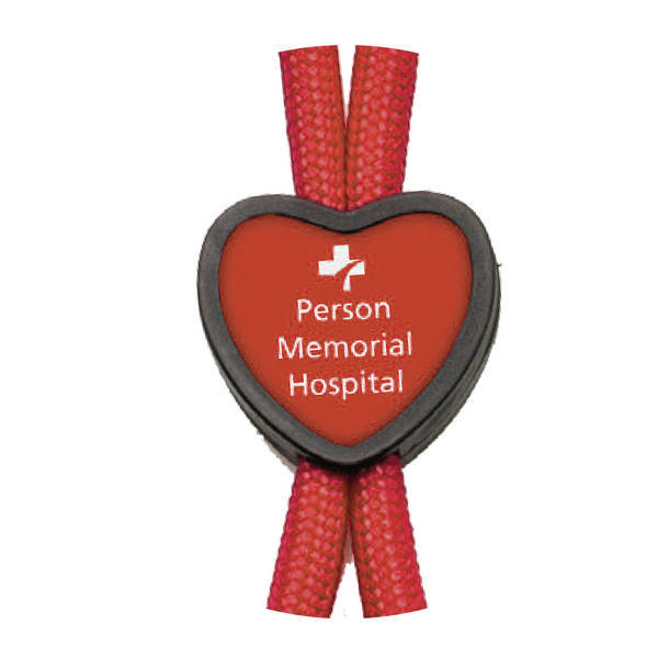 Braided Lanyard with Heart Slider