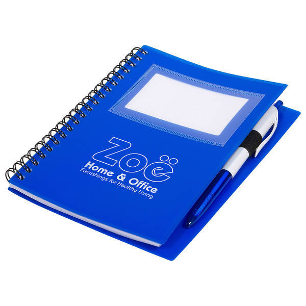 Note-It Memo Book with Attached Pen, 7" x 5-1/2"