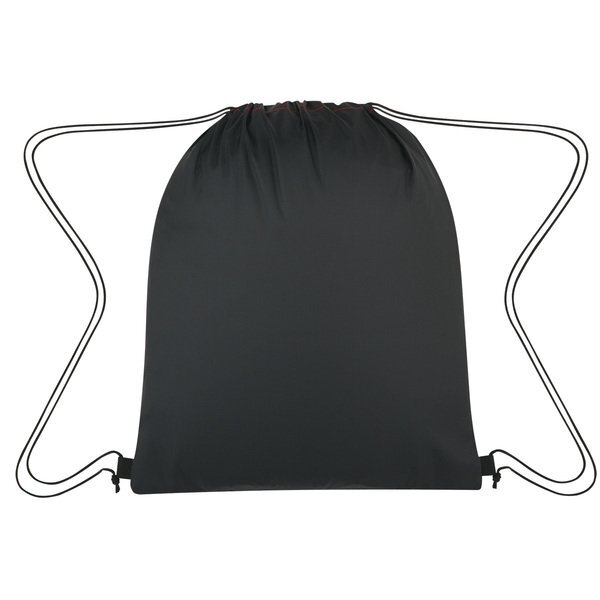 Wayfarer Stripe Polyester Drawstring Reflective Sports Pack