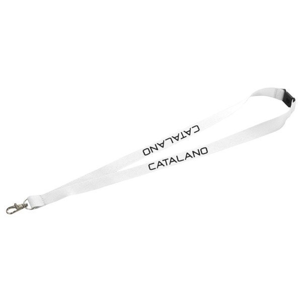 Polyester Breakaway Lanyard with Lobster Clip, 3/4" Wide