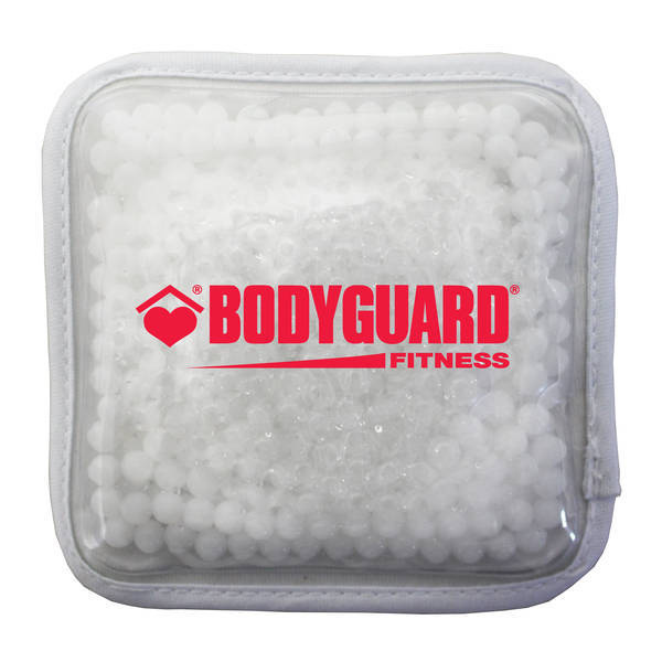 Plush Square Gel Bead Hot and Cold Pack