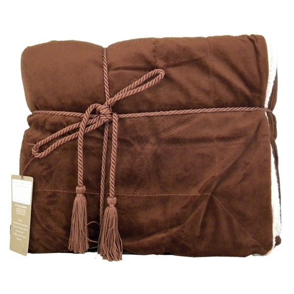 Lambswool Microsherpa Blanket, 50" x 60"