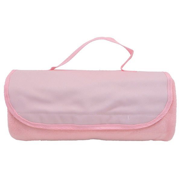 Easy Roll-Up Fleece Blanket with Flap, 48" x 54"